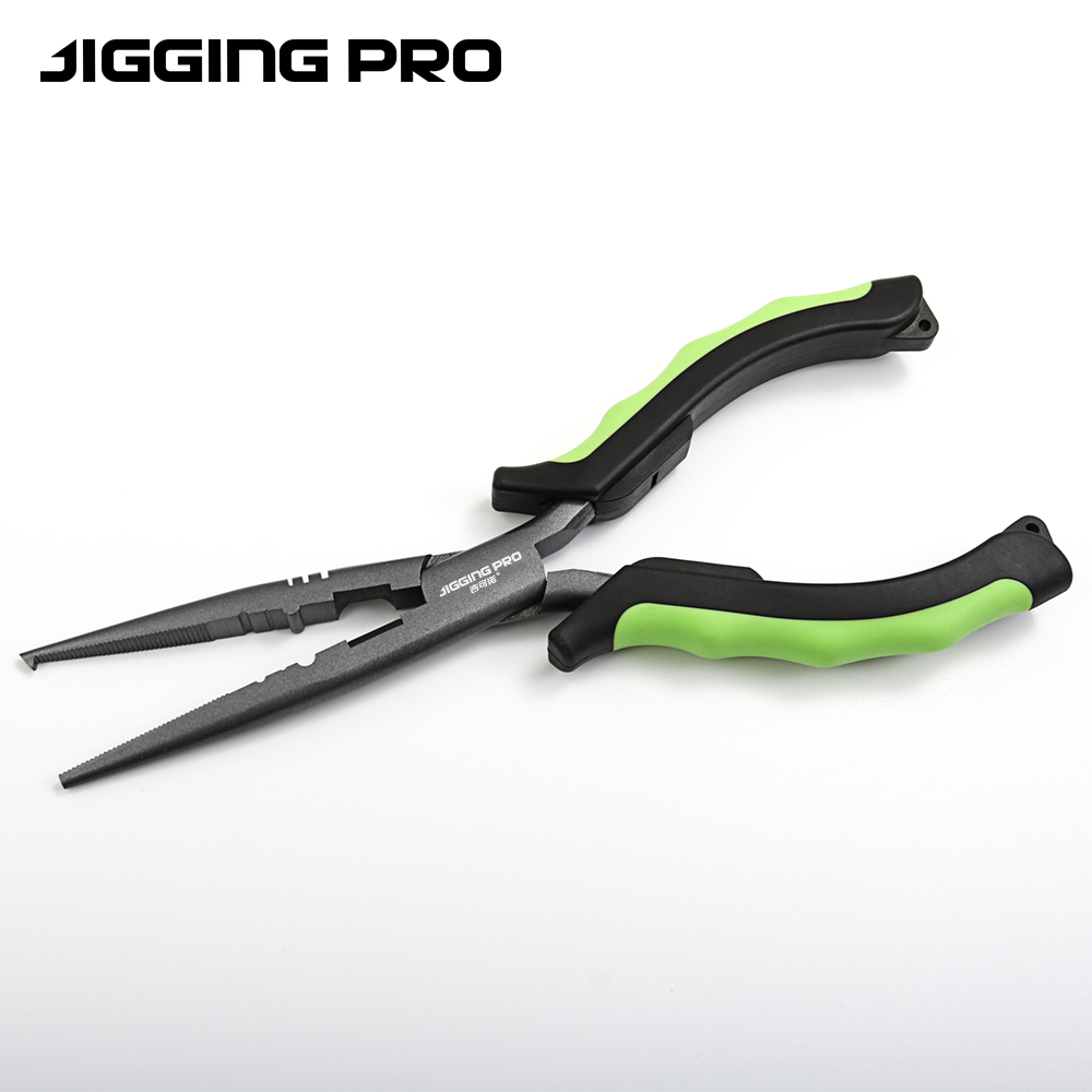 Fishing Line Cutter - Szczypce wędkarskie JIGGINGPRO z długimi szczękami,