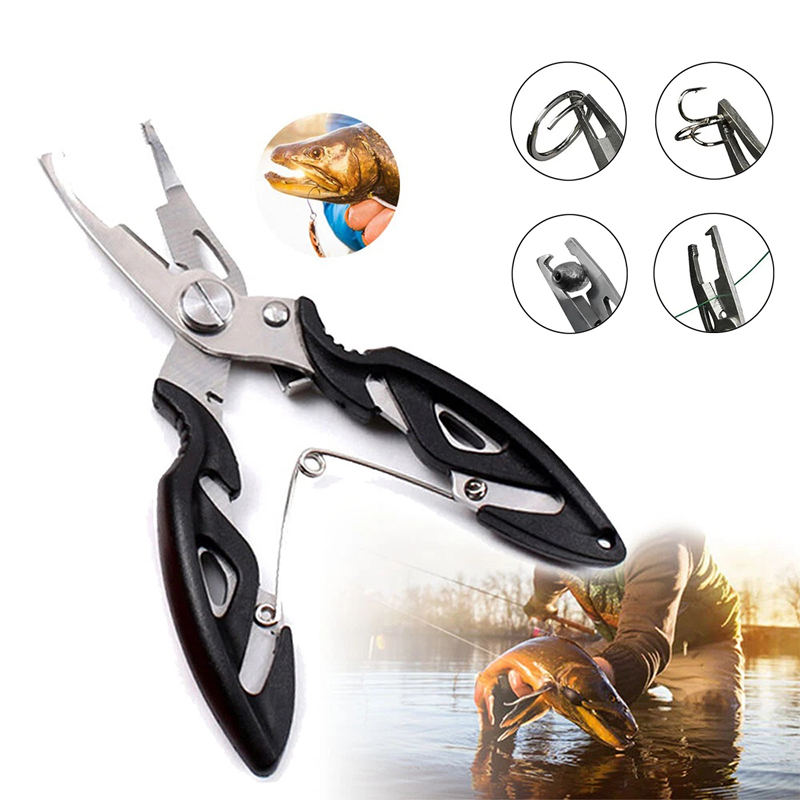 Fishing Line Cutter - Wielofunkcyjne zakrzywione szczypce wędkarskie nożyce do