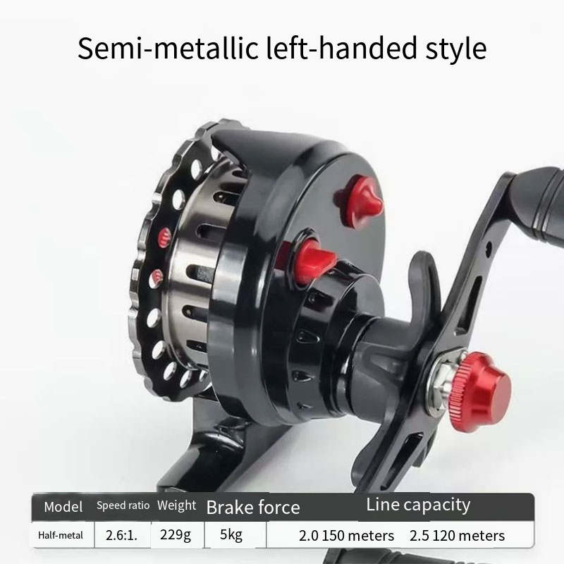 Metalowy kołowrotek do wędkowa – Ice Fishing Line recenzja i cena
